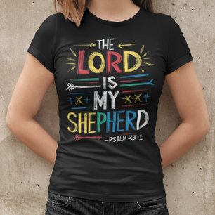 Himmelsk Shepherd: Bible Verse T Shirt