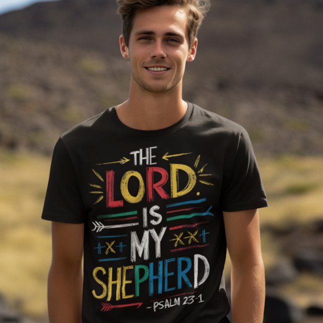 Himmelsk Shepherd: Bible Verse T Shirt (Skapare uppladdad)