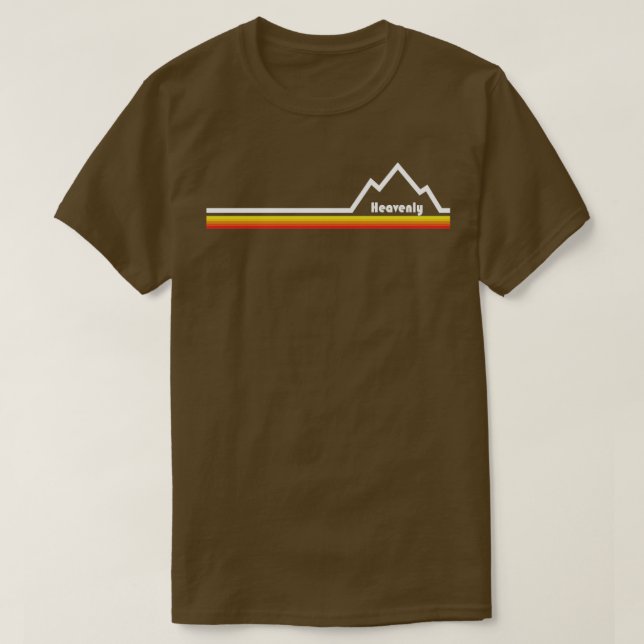 Himmelsk Ski-resurs T Shirt (Design framsida)