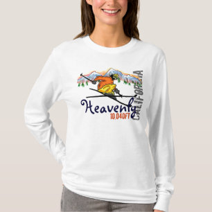 Himmelsk skidhöjd (hoodie california) tee shirt