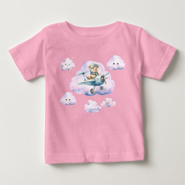 Himmelsk Soaré: Teddybjörn Aventyr T-Shirt (Framsida)