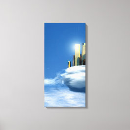 Himmelsk stad 1-3 canvastryck