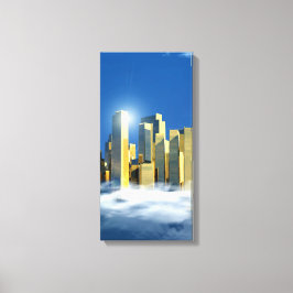 Himmelsk stad 2-3 canvastryck