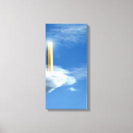 Himmelsk stad 3-3 canvastryck