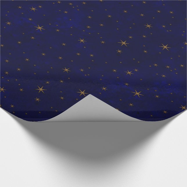 Himmelsk Starry natt Presentpapper (Hörn)
