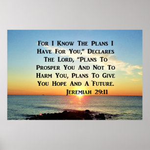HIMMELSK SUNRISE JEREMIAH 20:11 VERSE POSTER