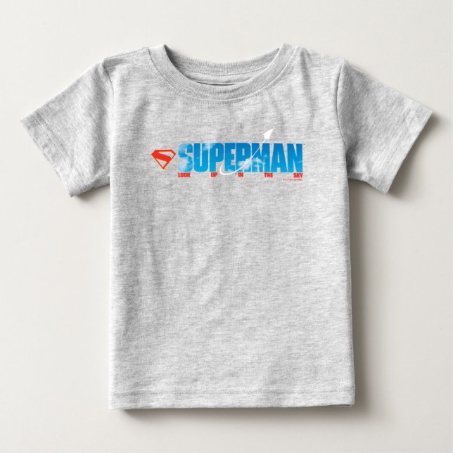 Himmelsk superhjälte Siluett T Shirt (Framsida)
