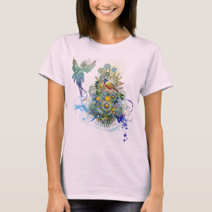 Himmelsk trädgård t shirt