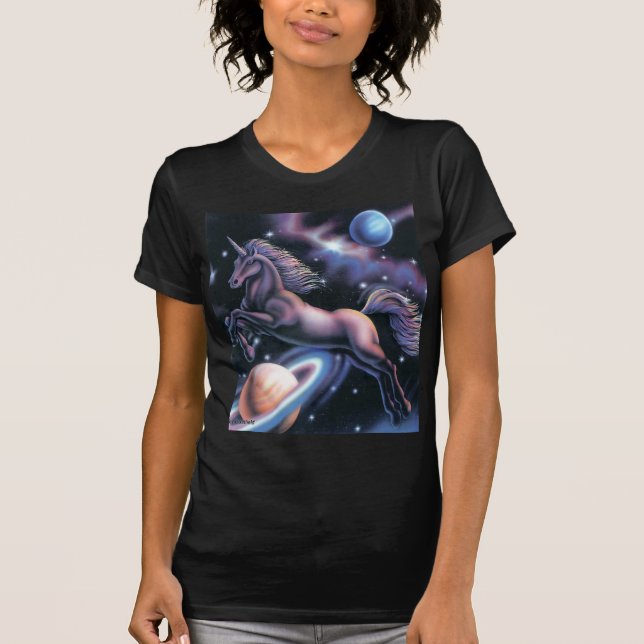 Himmelsk Unicorn T-shirt (Framsida)
