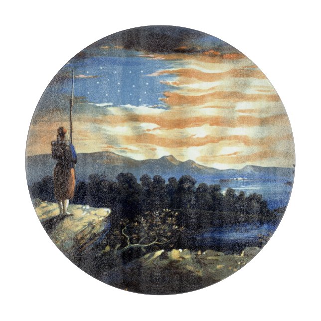 Himmelska amerikanska Flagga i Himmel, Zouave Civi (Framsidan)