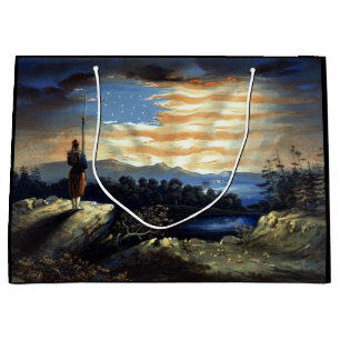 Himmelska amerikanska Flagga i Himmel, Zouave Civi