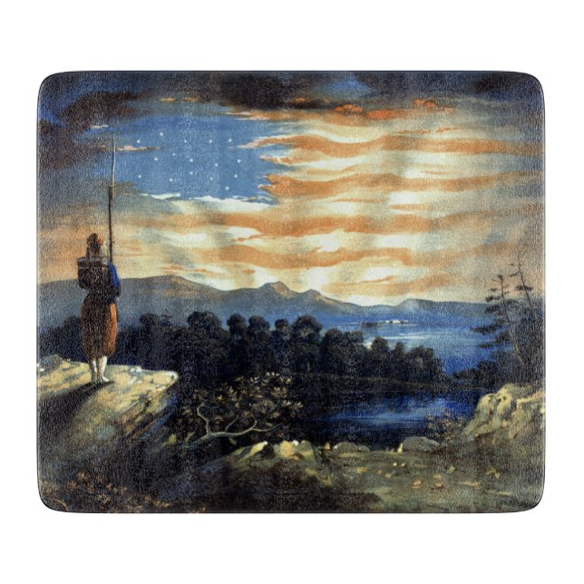 Himmelska amerikanska Flagga i Himmel, Zouave Civi (Framsidan)