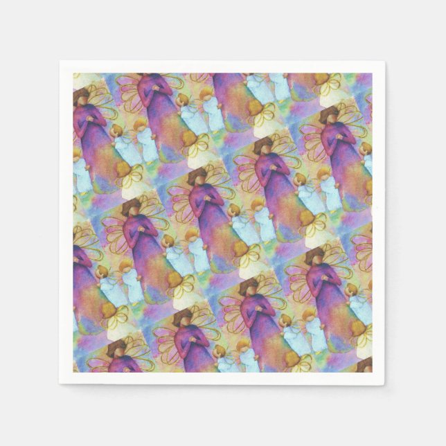 HIMMELSKA ÄNGLAR PAPPERSSERVETT (Framsidan)