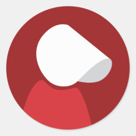 Himmelska feministiska protesten | runt klistermärke