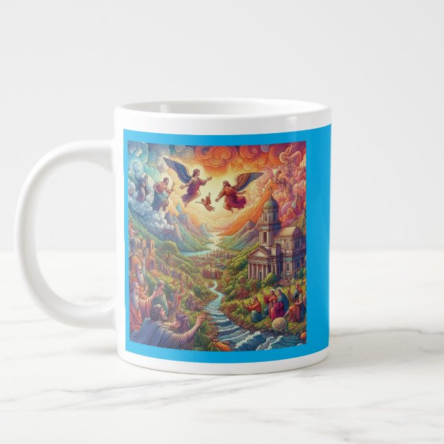 Himmelska floden jumbo mugg (Vänster)