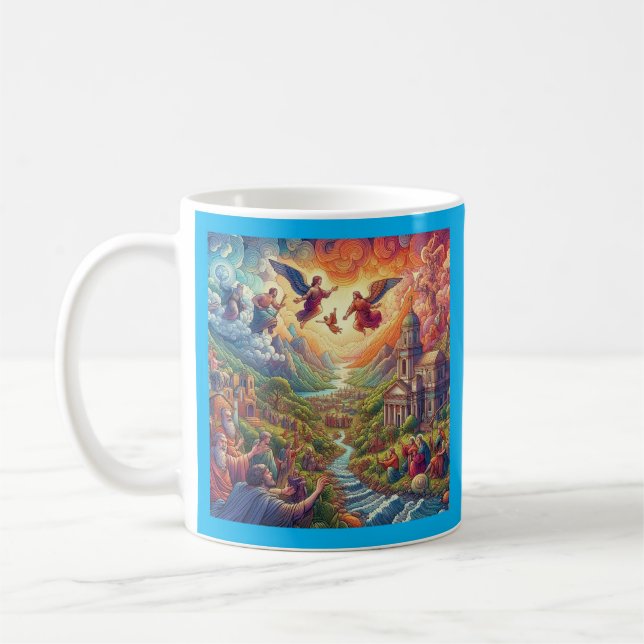 Himmelska floden kaffemugg (Vänster)