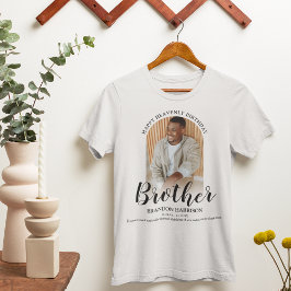 Himmelska födelsedagen i lycklig | Foto Memorial T Shirt