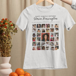 Himmelska födelsedagen i lycklig Memorial för fo T Shirt