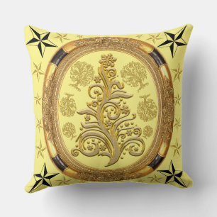 Himmelska Golden Jultomten God jul Kudde