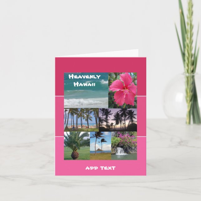 Himmelska Hawaii Inbjudan (Framsida)