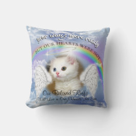 Himmelska Himlar med Rainbow 2 Pet Memorial Kudde