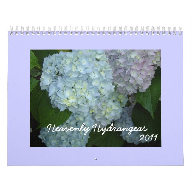 Himmelska Hydrangeas - 2011 Kalender (Omslag)