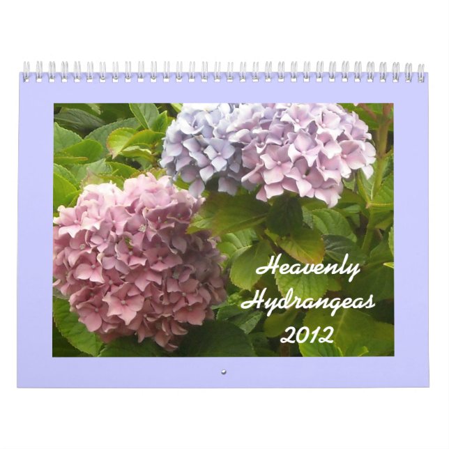 Himmelska Hydrangeas 2012 Kalender (Omslag)