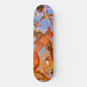 Himmelska katter mini skateboard bräda 18,5 cm