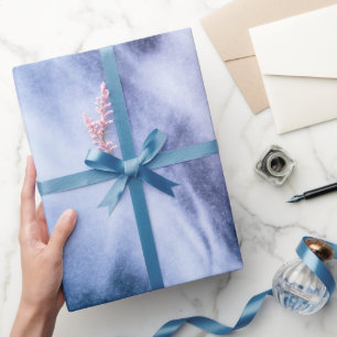 Himmelska moln av blåvit lila, vit abstrakt, rök presentpapper