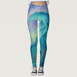 Himmelska mystiskt stengods leggings