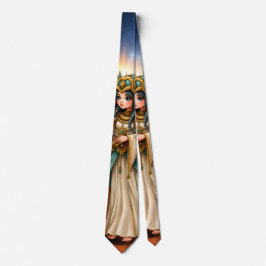 Himmelska Prästinnan av den Gyldene Pyramiden. Slips