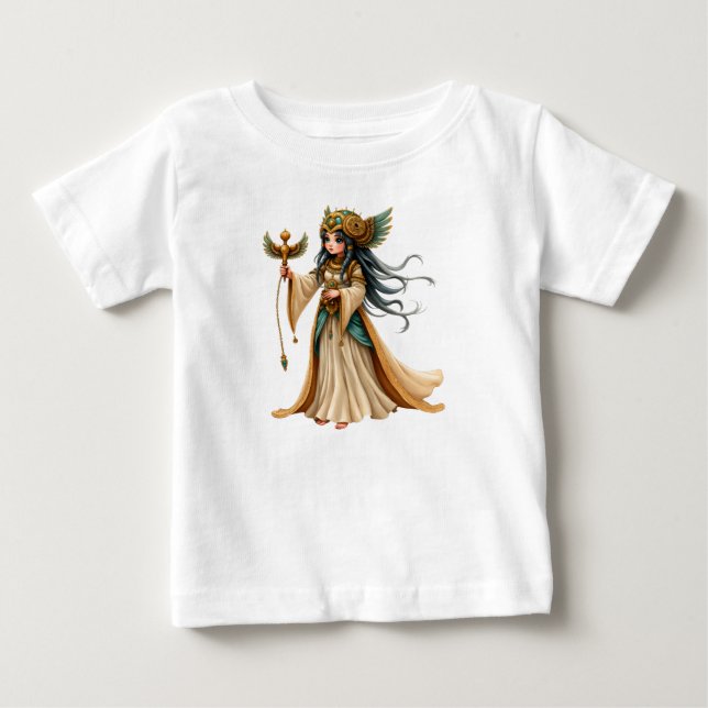 Himmelska Priesterinnan av den Gyllene Pyramiden. T Shirt (Framsida)