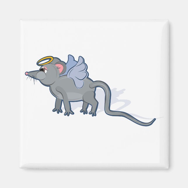 Himmelska Råtta Magnet (Framsidan)