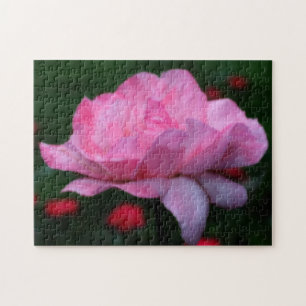 Himmelska Rosa ros-blommans Ortoneffekt Pussel