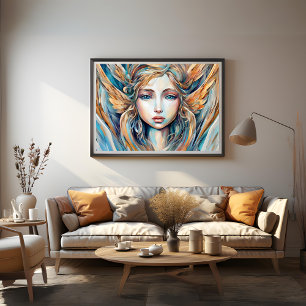 Himmelska Sarah Modern Poster