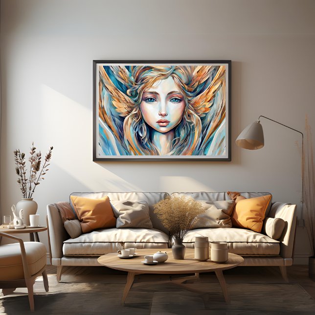 Himmelska Sarah Modern Poster (Heavenly Sarah Modern Poster)