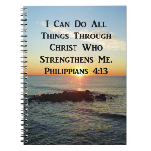 HIMMELSKARE FILIPPIANER 4:13 SCRIPTURE DESIGN ANTECKNINGSBOK