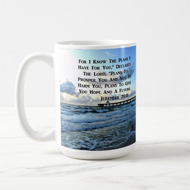 HIMMELSKARE JEREMIAH 29:11 SCRIPTURE DESIGN KAFFEMUGG (Vänster)