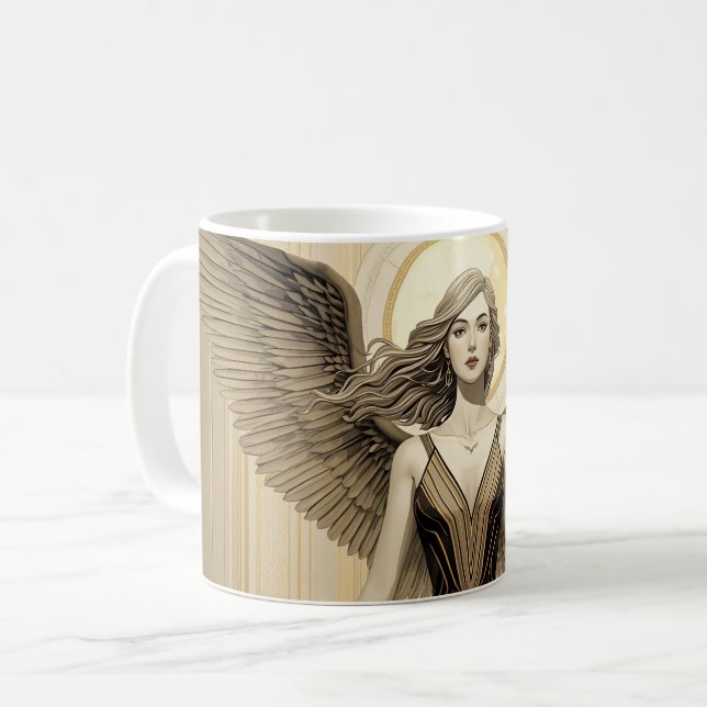 Himmelskt ängel  kaffemugg (Framsida vänster)