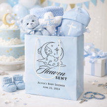 Himmelskt Bebisbad Sänd Blå Måne Stjärnor