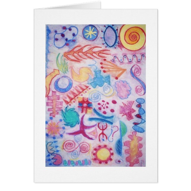 himmelskt hälsningskort (Framsidan)