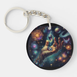 Himmelskt kristall i galaxen Spacy
