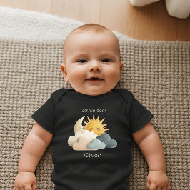 Himmelskt Nyfött Barn T Shirt