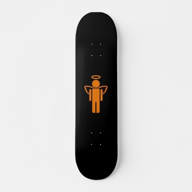 Himmelskt pysrum skateboard bräda 20 cm (Framsida)