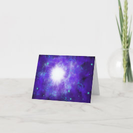 Himmelskt Supernova Kristet Modern Konst Tack Kort