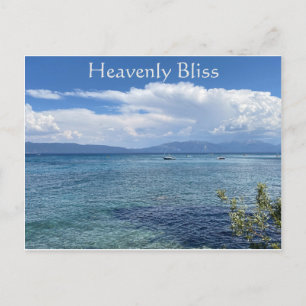 Himmelskt vykort för bliss