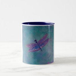 Himmelskumslevslända Två-Tonad Mugg