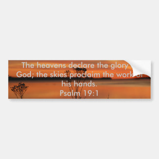 HIMMLAR FÖR SCRIPTURE FÖR PSALM19:1BIBEL FÖRKLARAR BILDEKAL