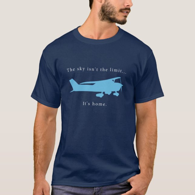 Himmlen är inte begränsa. Den är hem-. Unisex- Tee Shirt (Framsida)