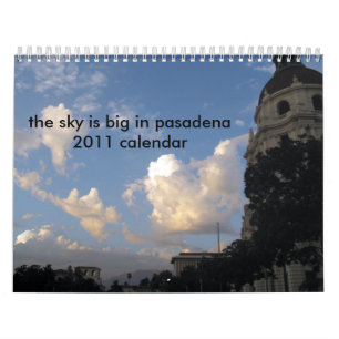 himmlen är stor i den pasadena 2011 kalendern kalender